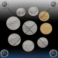 HRVAŠKA KUNA SET kovancev 2022 (1 lipa - 5 kun) UNC